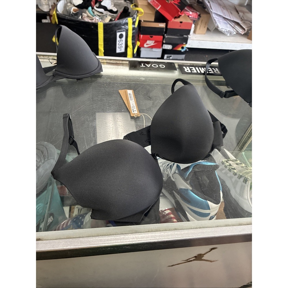 SKIMS Ultimate T-Shirt Bra Black Women's SZ 34B NEW NWT